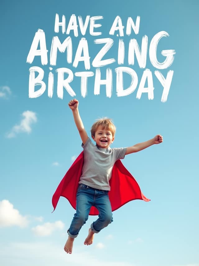 Amazing Birthday Kid