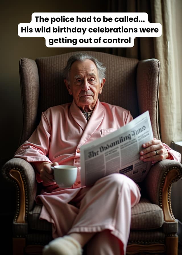 Wild Birthday Celebration Funny Card