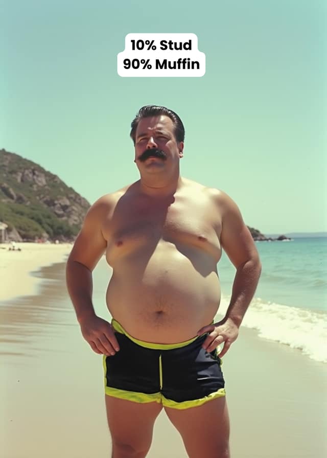 Stud Muffin Birthday Card