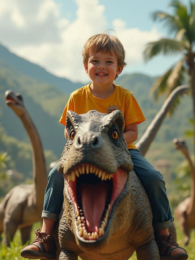 Dinosaur Boy Birthday Card