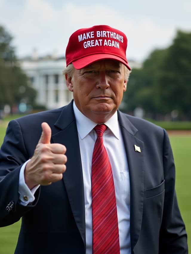 Make Birthdays Great Again Trump Birthday Card