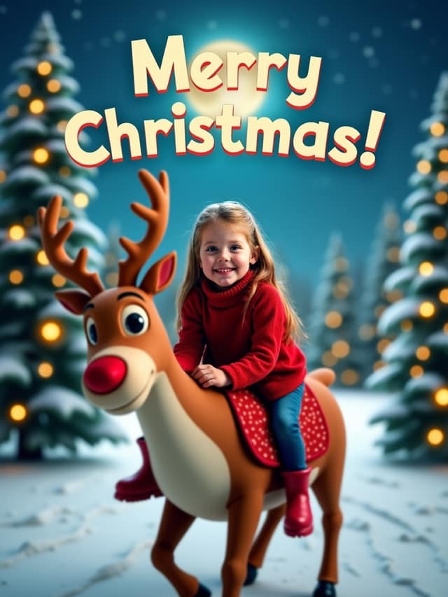 Christmas Reindeer Ride