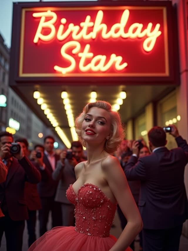 Birthday Star Card For Her