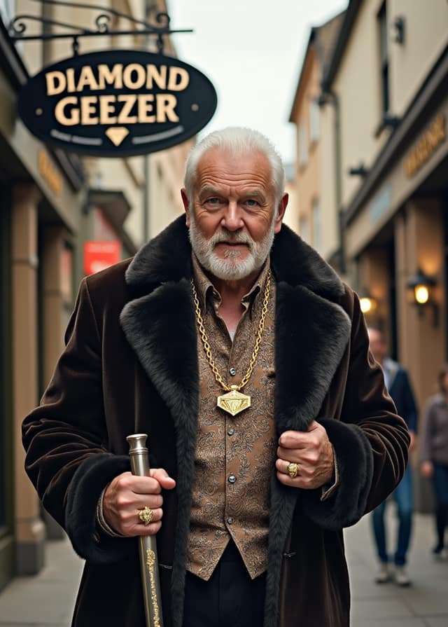 Diamond Geezer Birthday Card