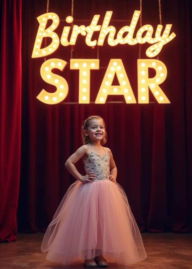 Birthday Star Girl
