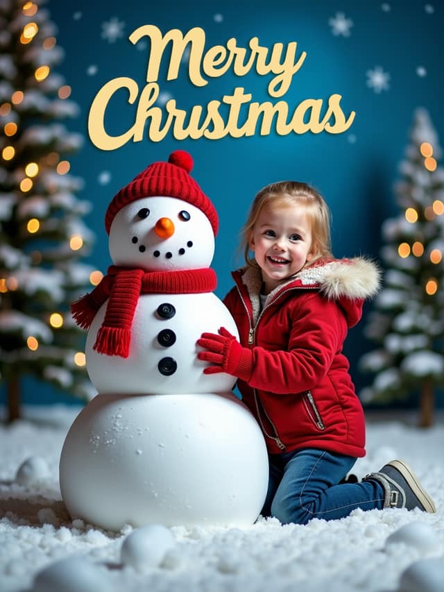 Festive Snowman Face Swap