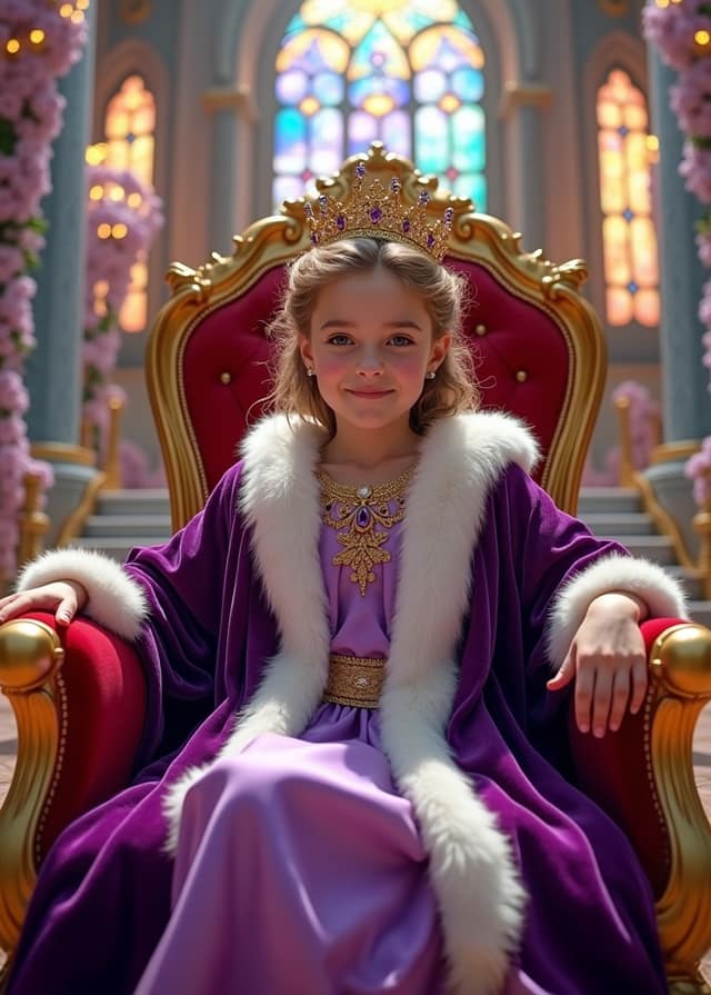 Little Queen On The Throne