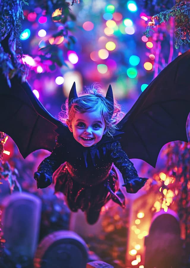 Spooky Little Bat Flight