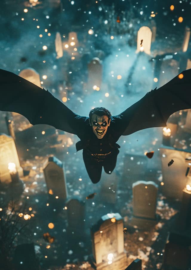 Midnight Graveyard Vampire