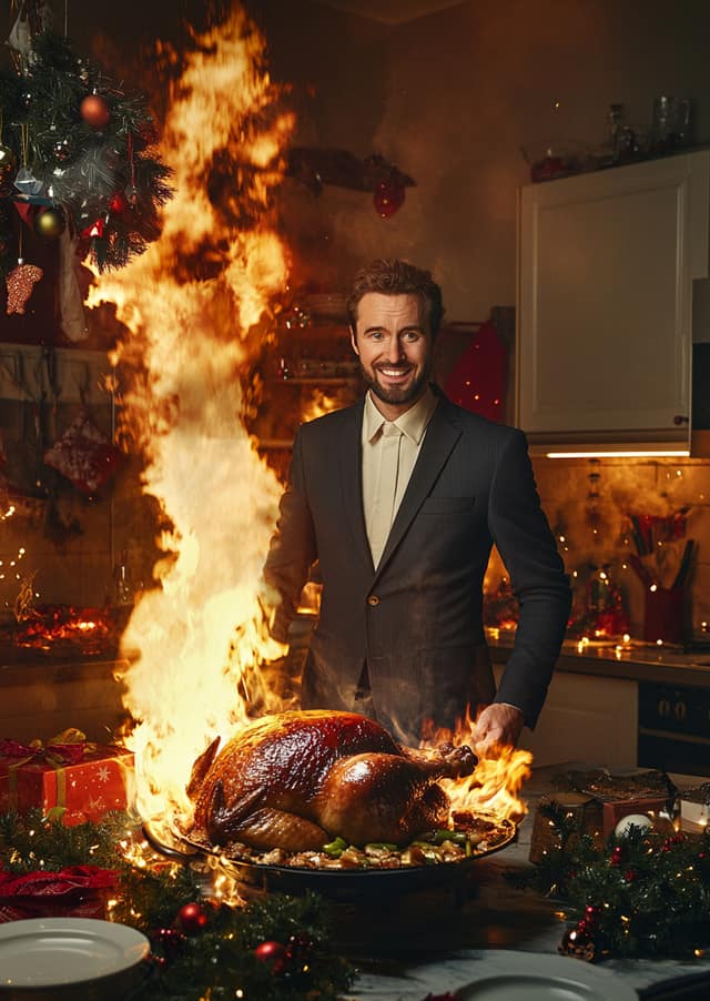 Christmas Turkey Disaster Face Swap