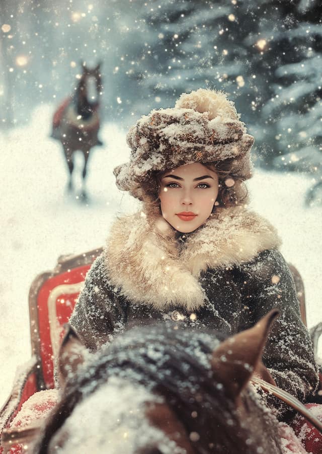 Frosted Sleigh Ride Glamour