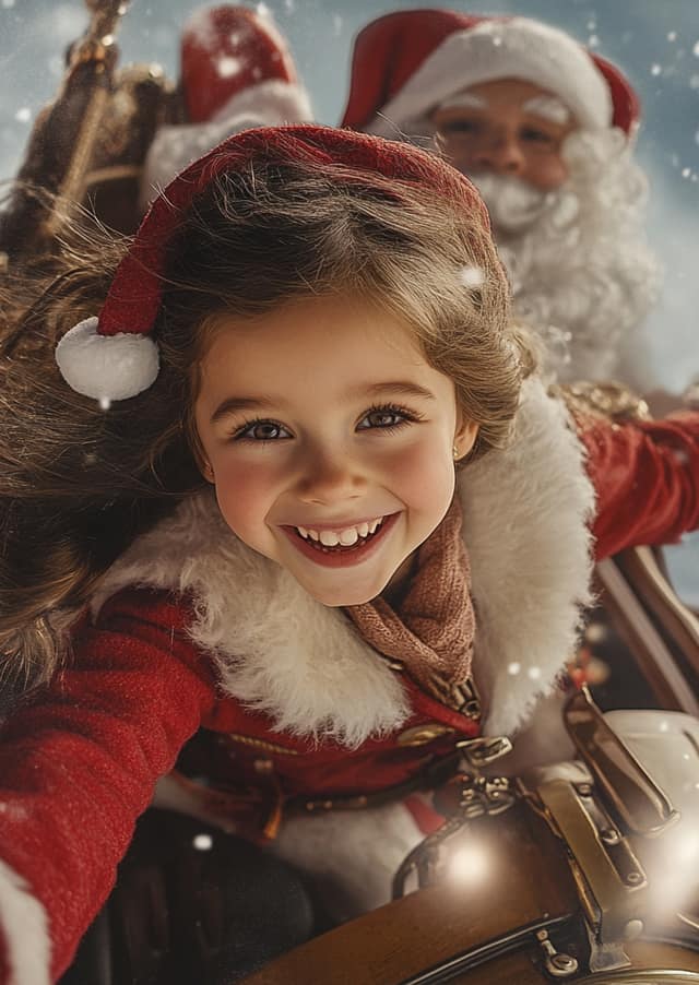 Santa Sleigh Selfie Ride