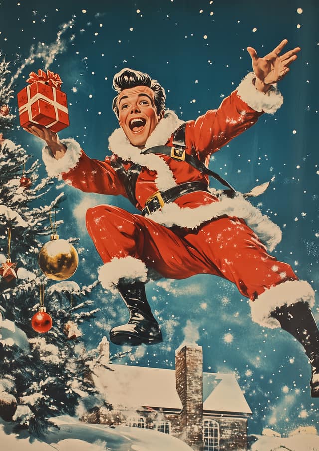 Midair Santa Gift Dash