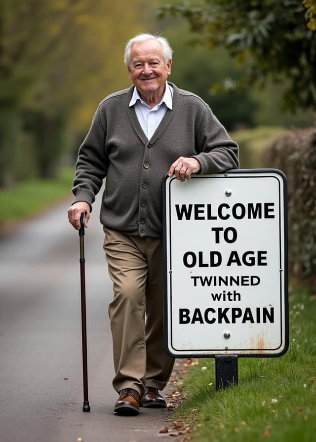 Welcome To Old Age Birthday Card