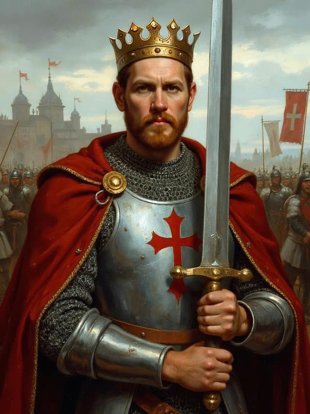 Crowned Medieval King