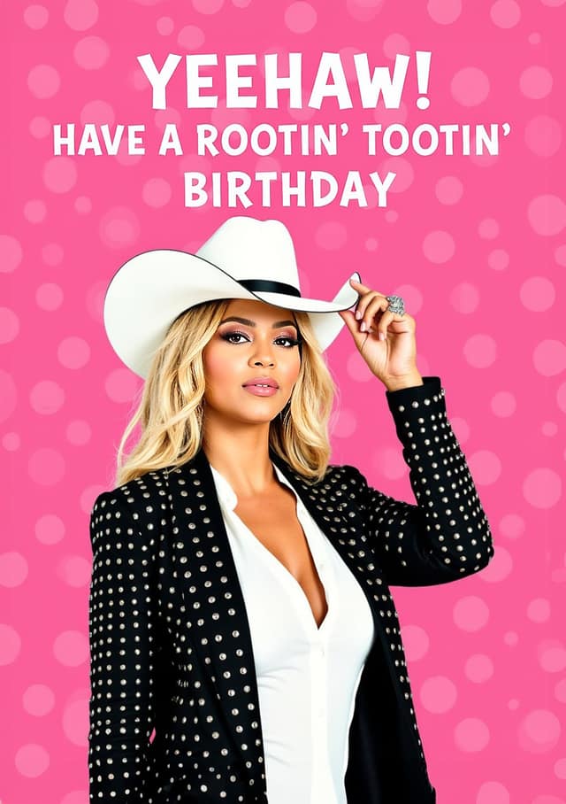 Rootin Tootin Birthday Cowgirl