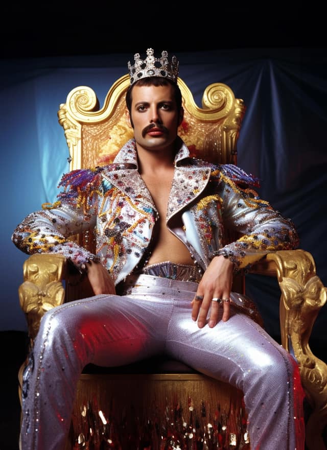 Freddie Mercury Throne Moment