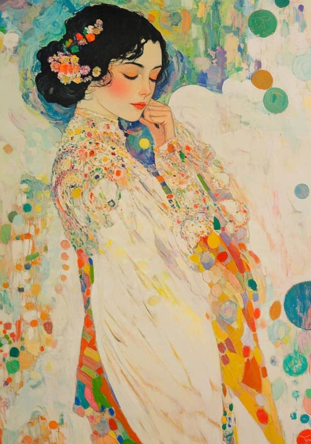 Dreamy Ornate Muse Portrait