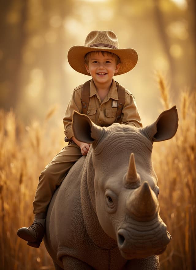 Fearless Rhino Rider