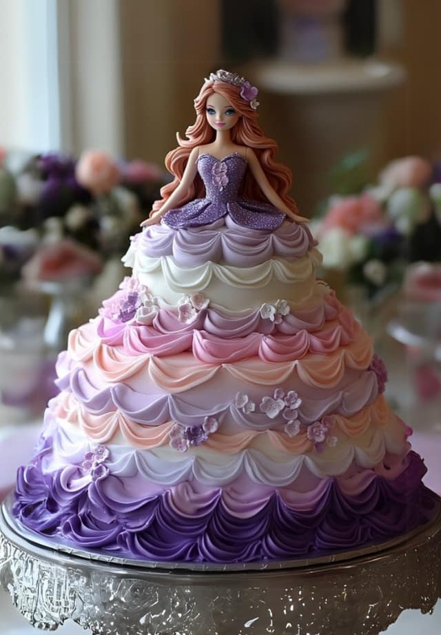 Pastel Princess Cake Queen