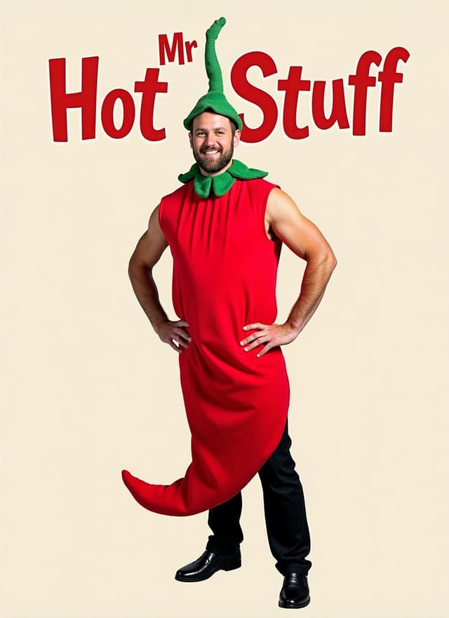 Mr Hot Stuff Anniversary Card