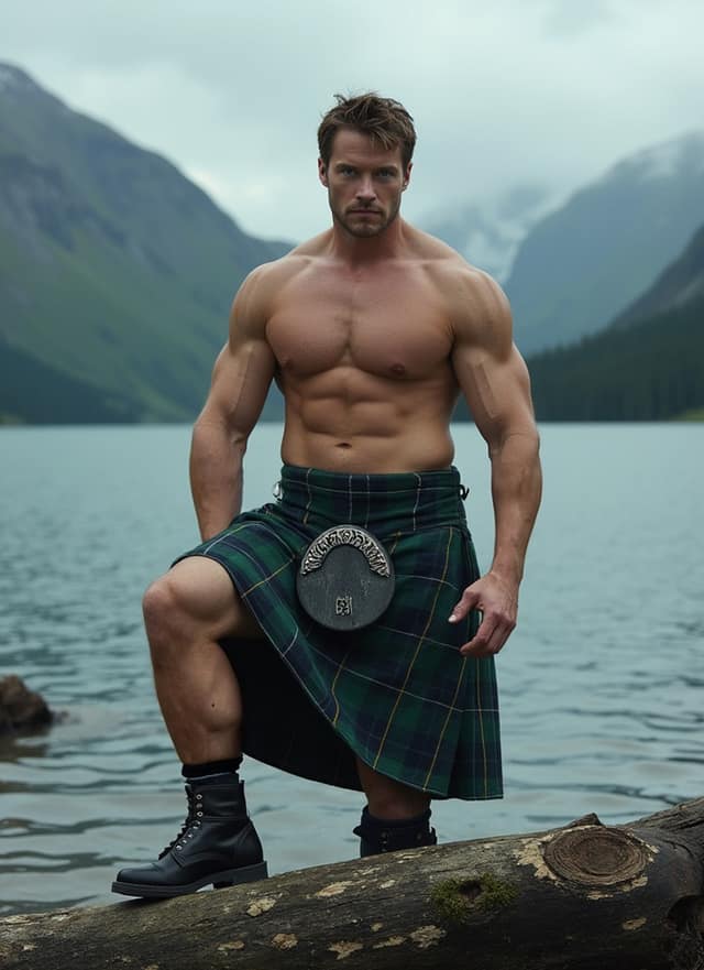 Scottish Kilt Birthday Card