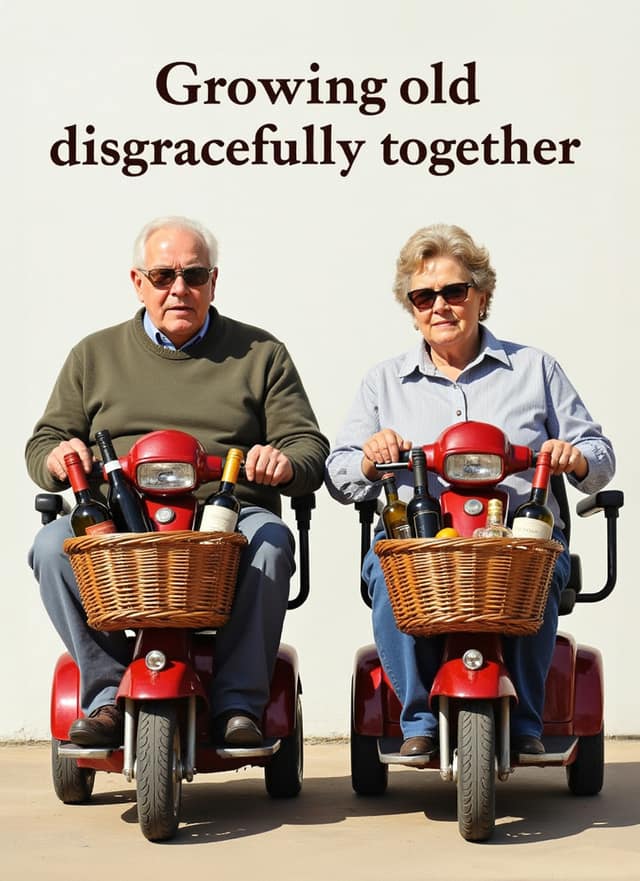 Growing Old Disgracefully Together