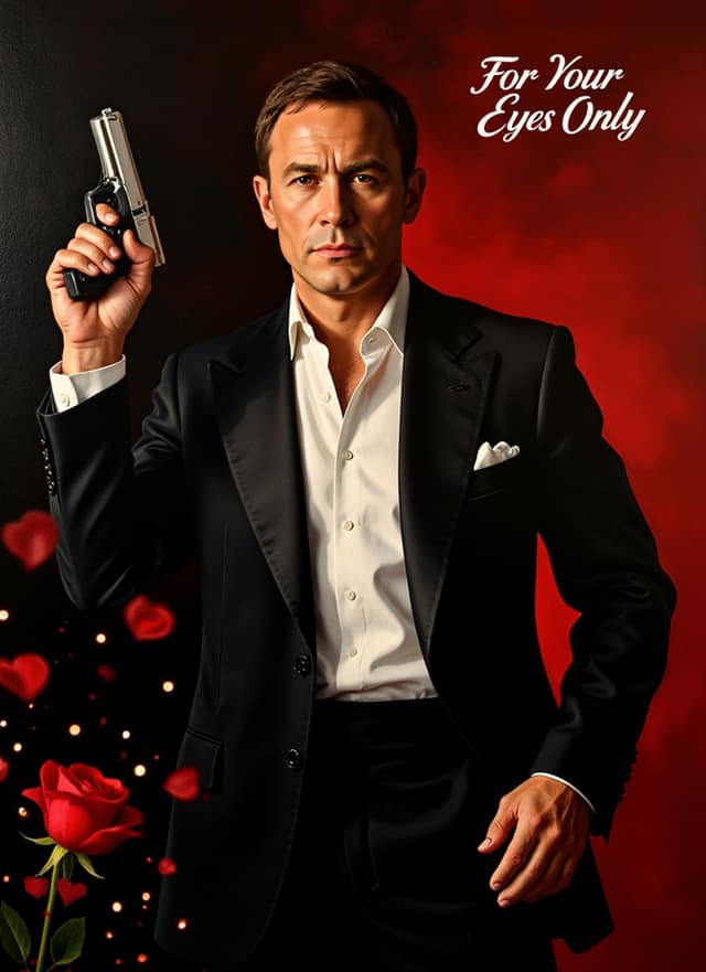 For Your Eyes Only Card