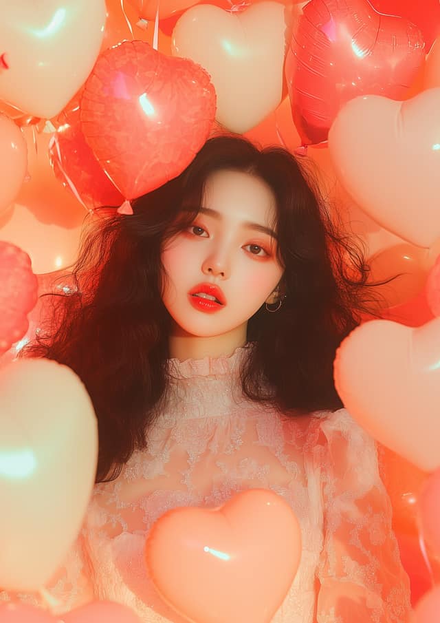 Heart Balloon Glamour