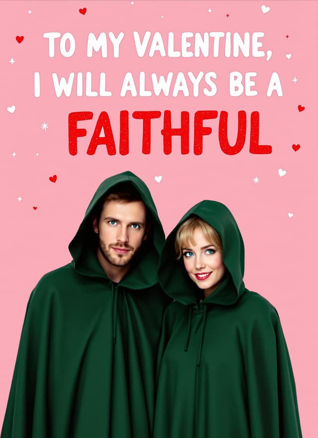 I Will Always Be Faithful Valentine Card
