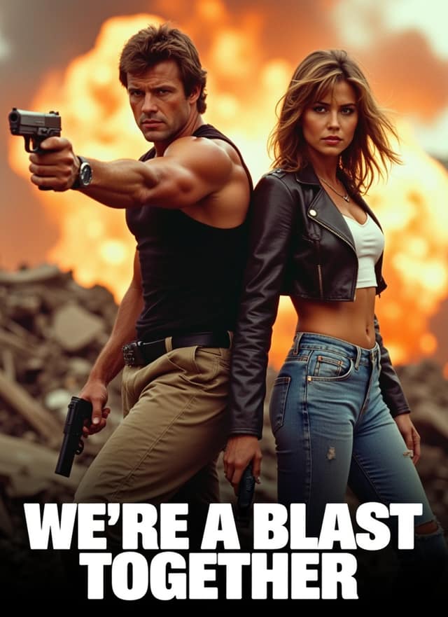 We're A Blast Together Anniversary Card