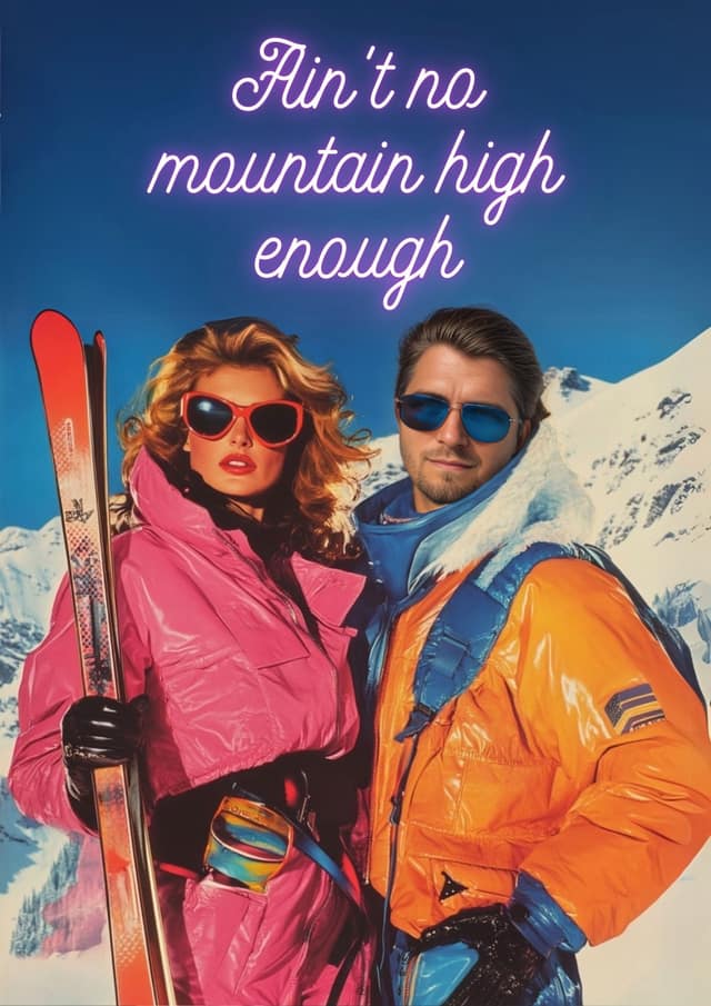 Retro Alpine Ski Glamour