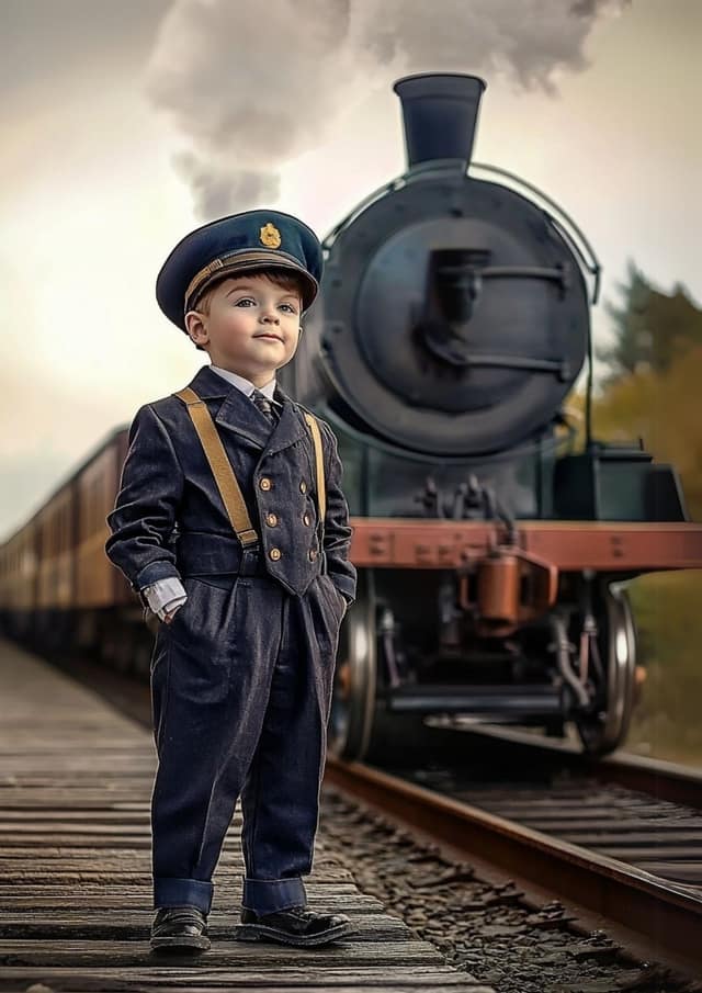 Little Steam Train Conductor