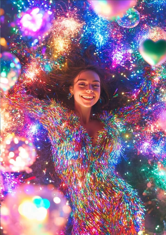 Rainbow Sparkle Party Queen