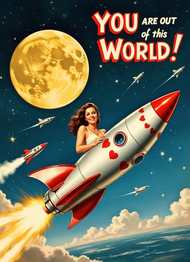 You're Out Of This World Card