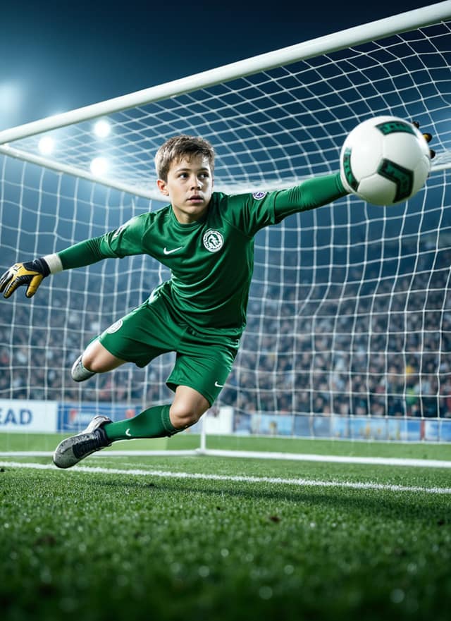 Goalie Kid Birthday Card