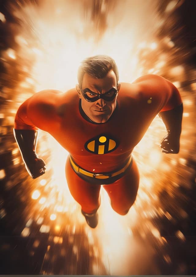 Blazing Superhero Dash