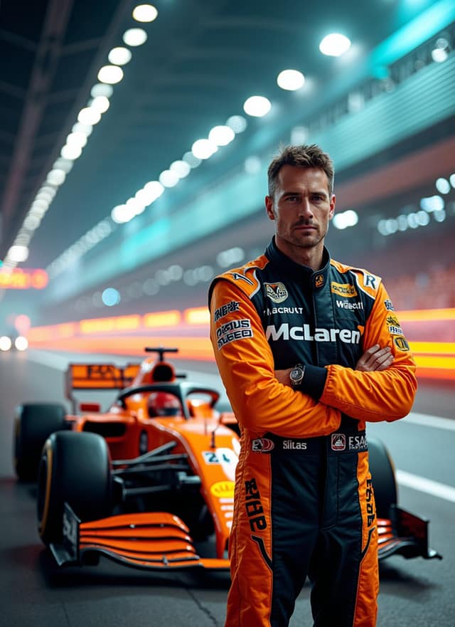 McLaren Racing Driver Card