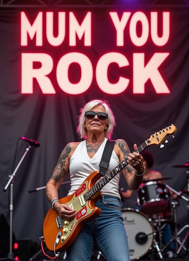 Mum You Rock Frontwoman