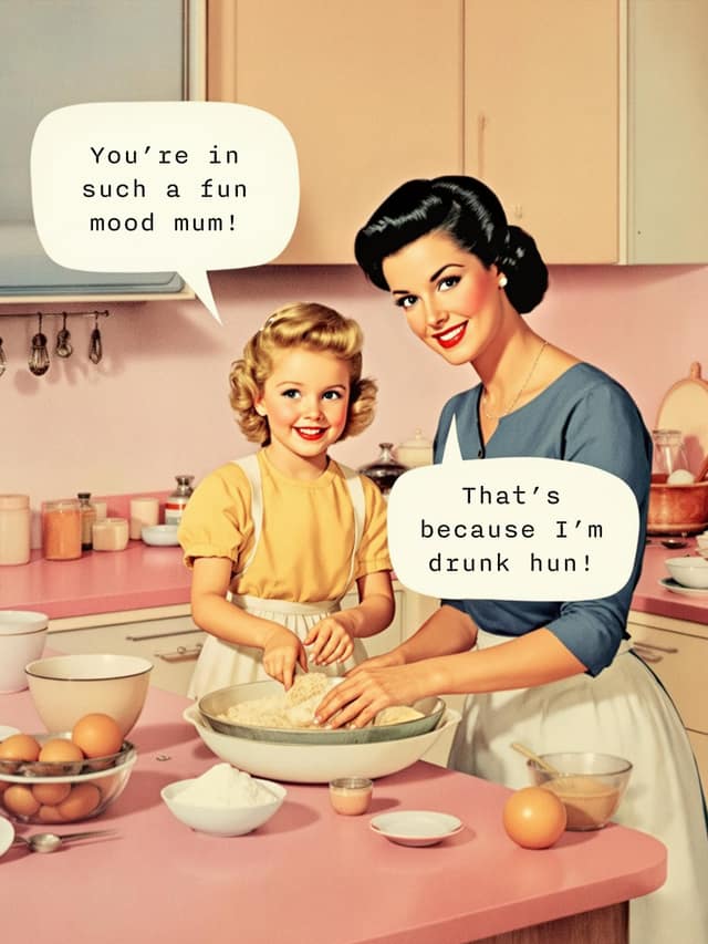 Retro Tipsy Mum Bake-Off