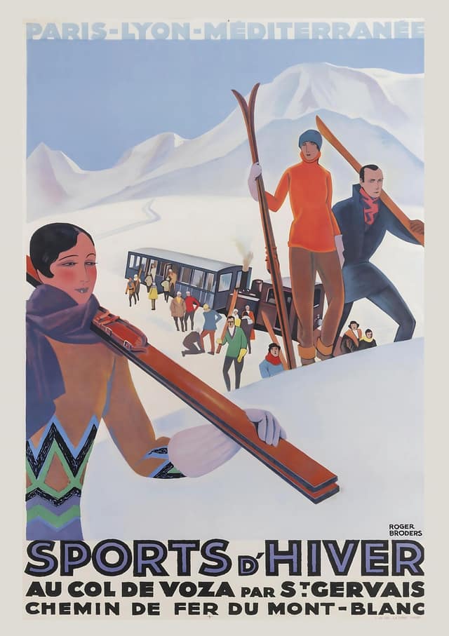 Vintage Alpine Ski Escape