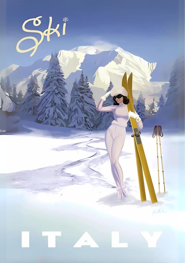 Italian Ski Glamour