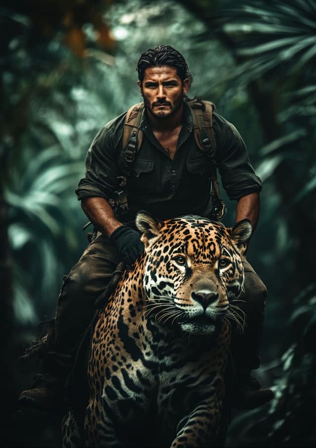Fearless Jungle Jaguar Rider