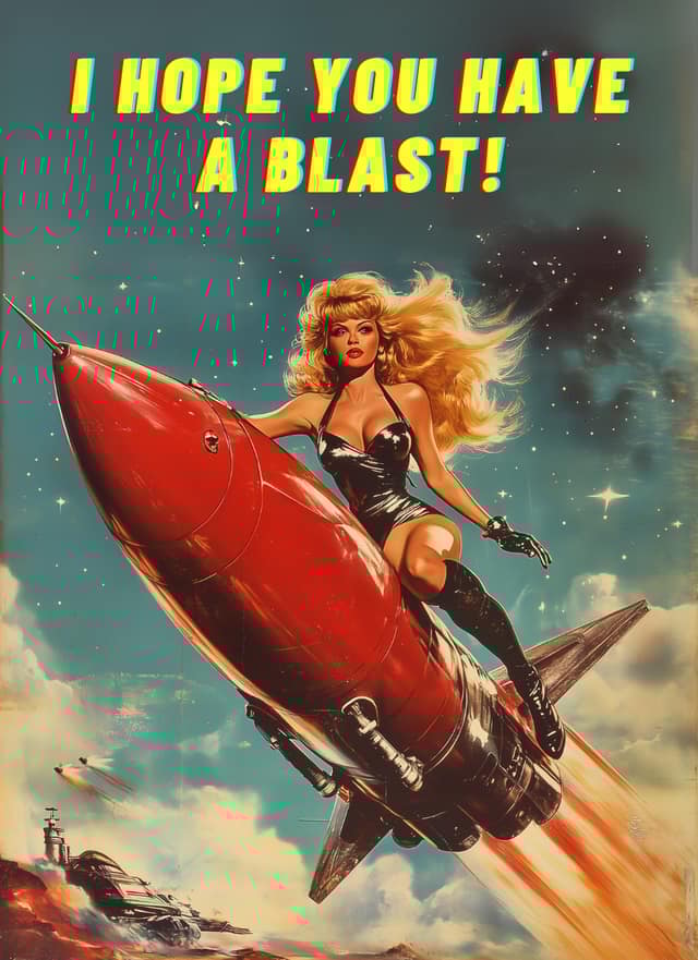 Retro Rocket Bombshell