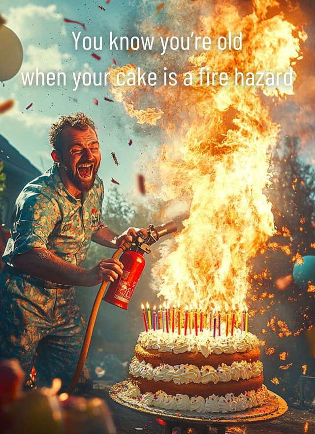 Fire Hazard Birthday Face Swap