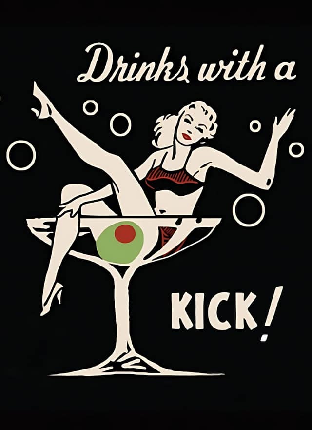 Cocktail Pin-Up Face Swap