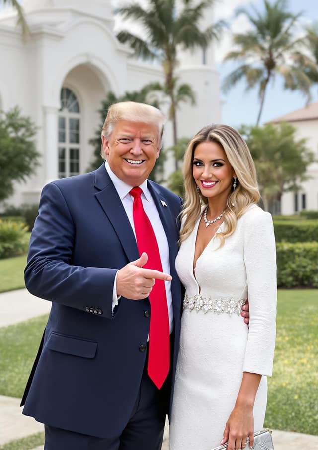 Trump Mar a Lago Selfie Birthday Card