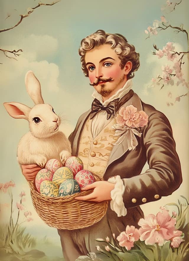Dapper Easter Bunny Gent