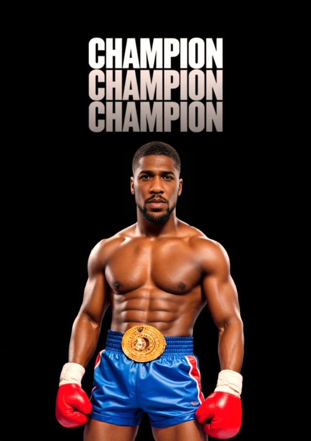 Anthony Joshua Boxer Face Swap