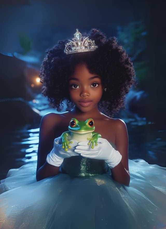 Moonlit Frog Princess